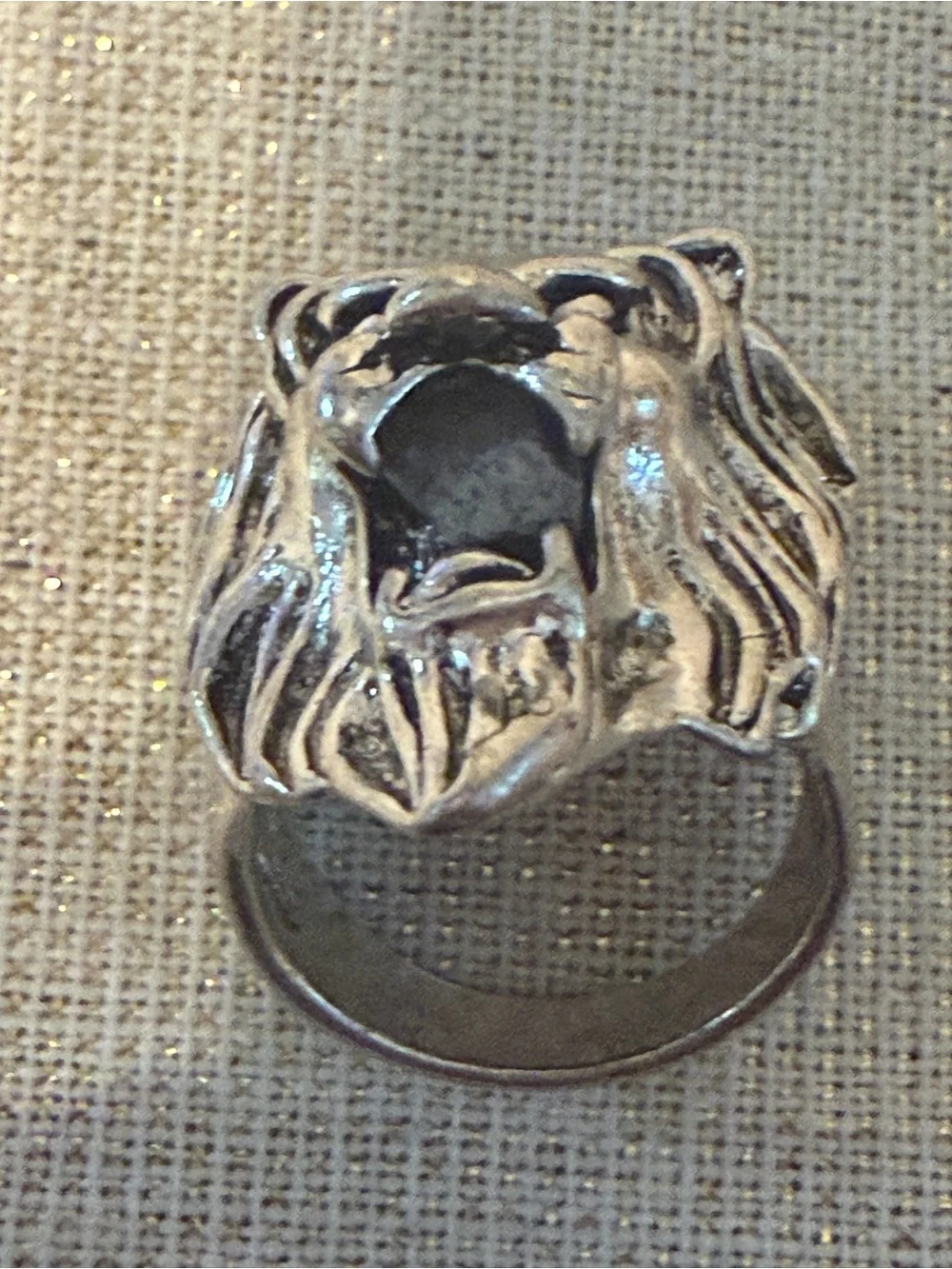 Vintage style Lion Head Ring - Men Accessories - Picture 3 of 6